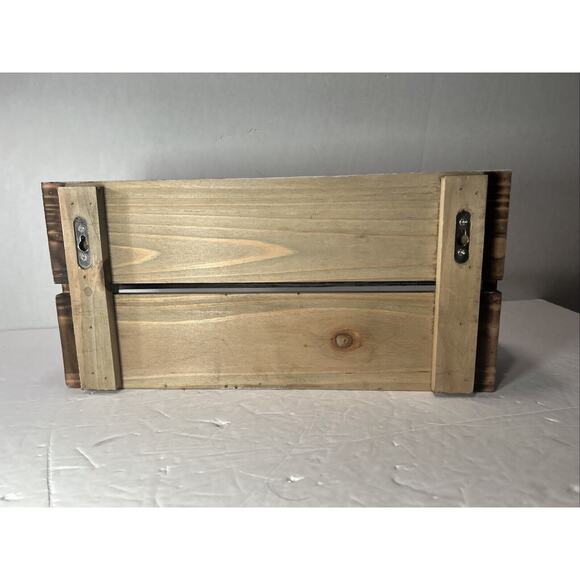 Rustic Gray Wall Mounted Wooden Wine Rack Shelf Holds 4 Bottles 4 Glasses - Picture 8 of 11